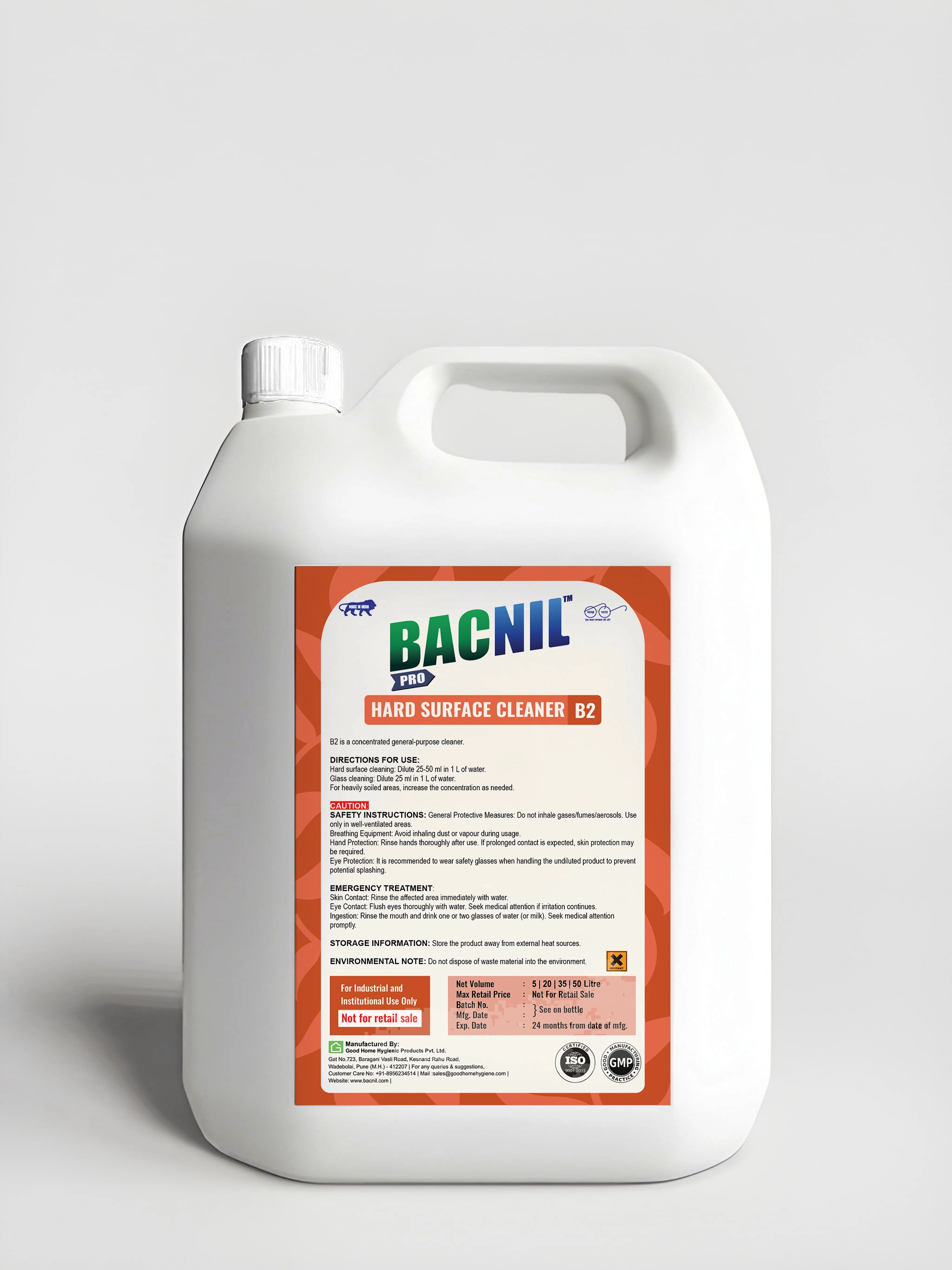 B2 Hard Surface Cleaner