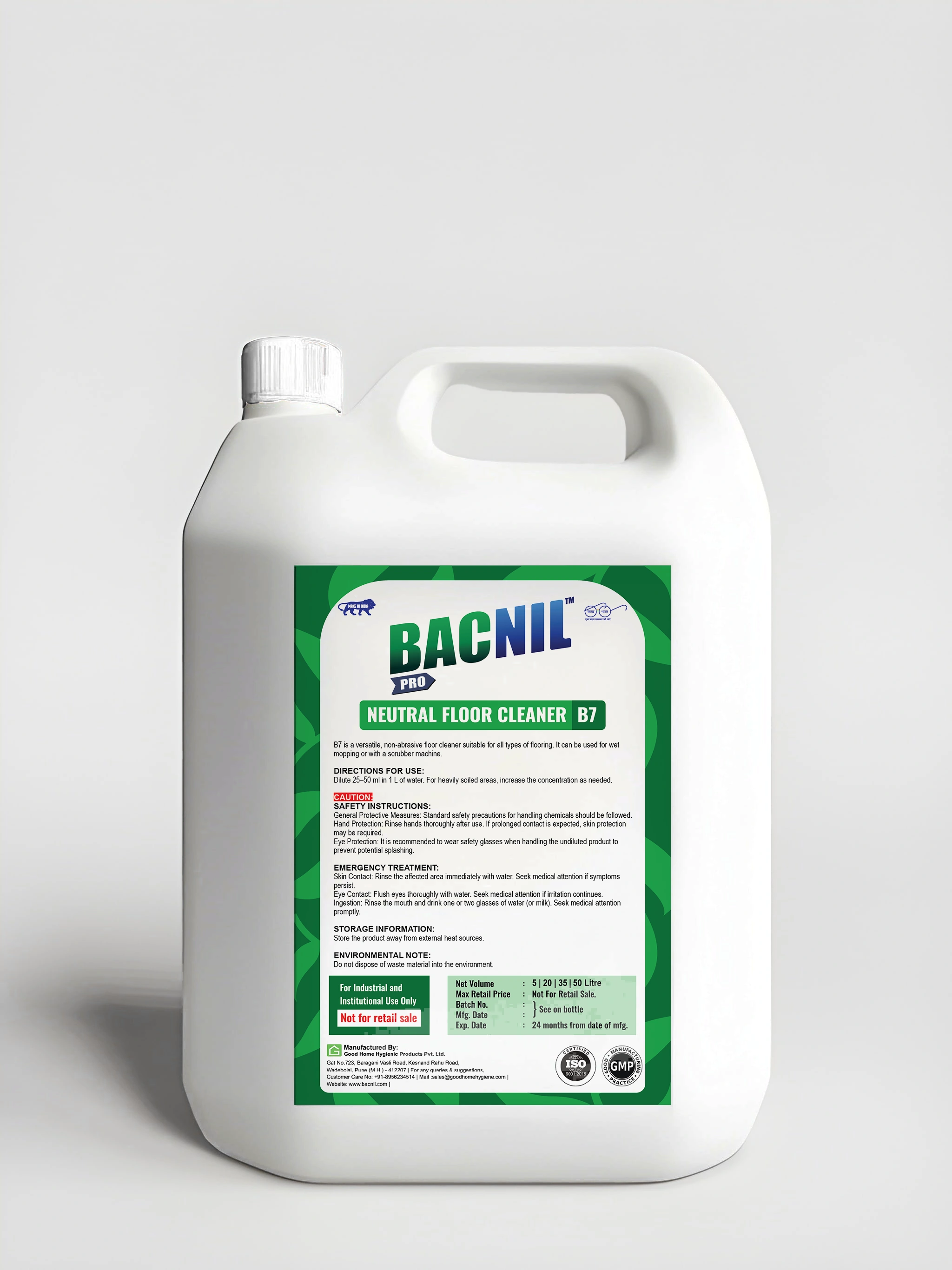 B7 Neutral Floor Cleaner